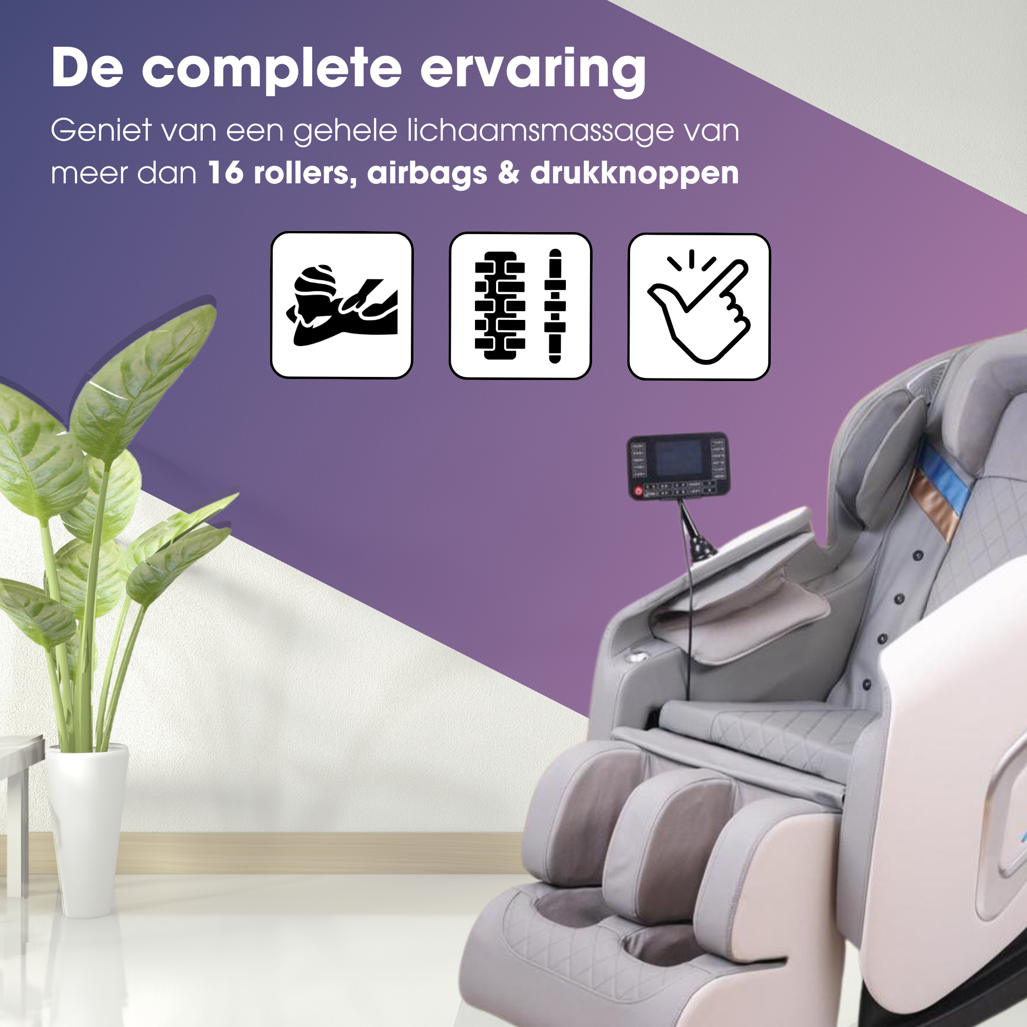 Shiatsu Massagestoel D2