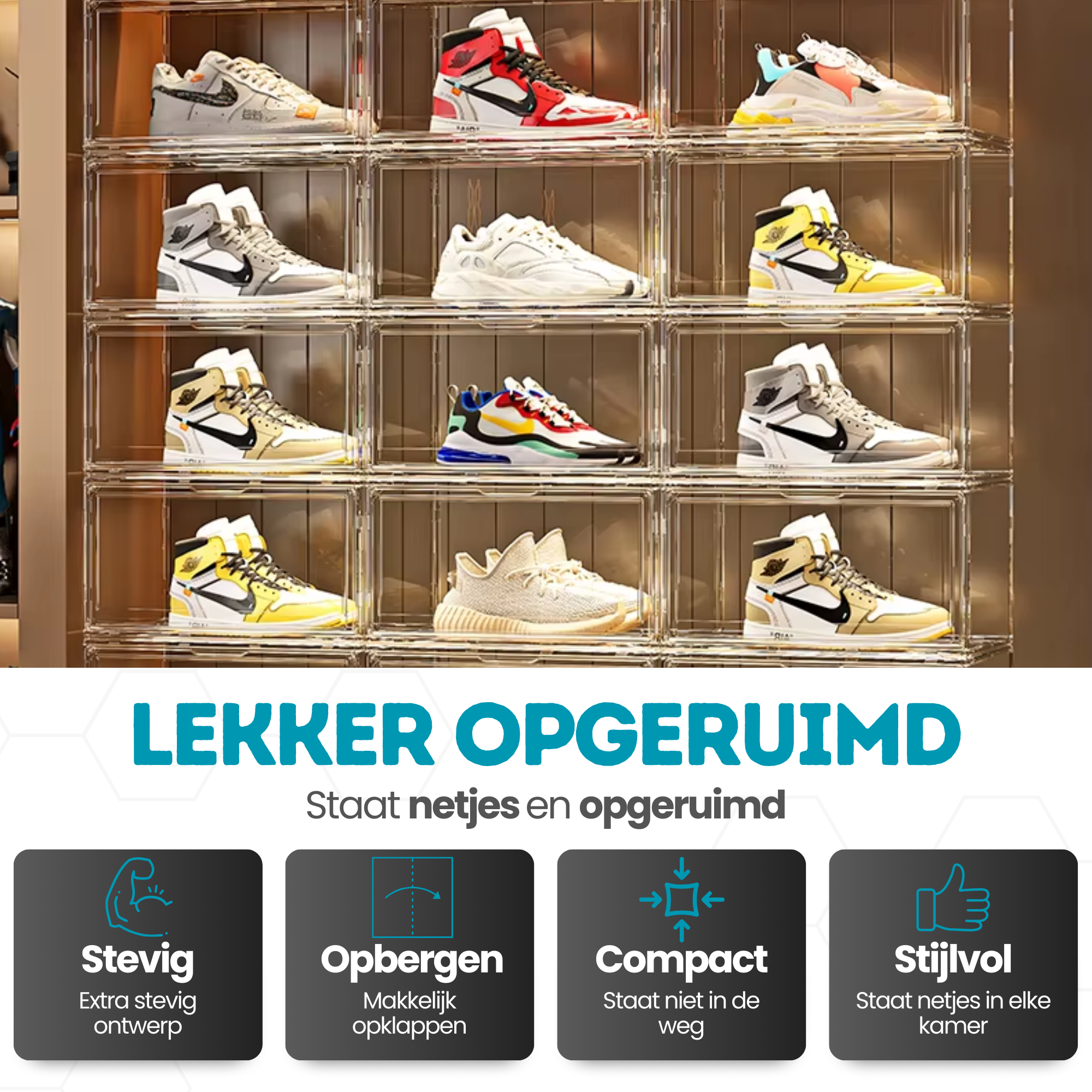 Schoenen opbergbox - Transparant