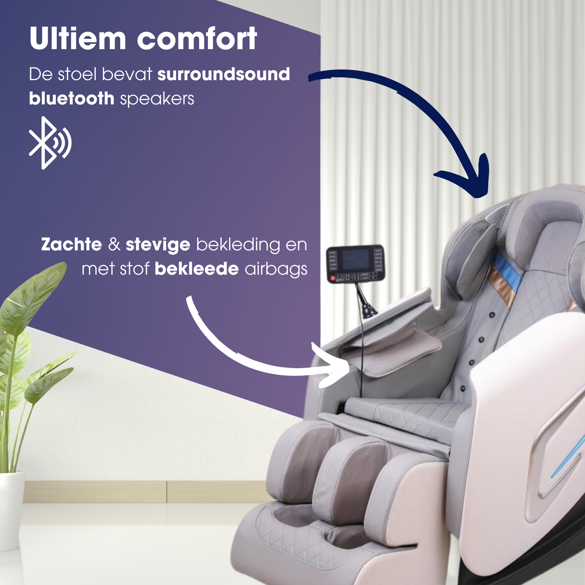 Shiatsu Massagestoel D2