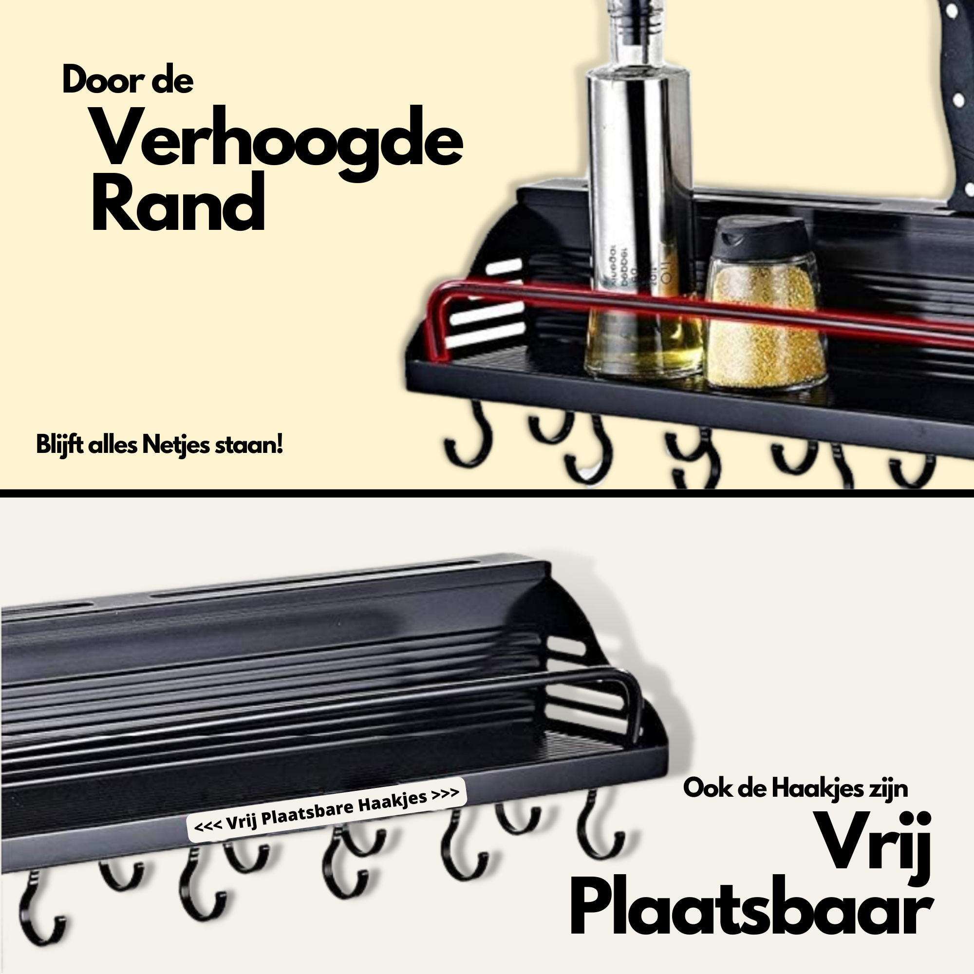 Wandrek Keuken 60CM