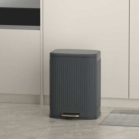 Pedaal Prullenbak 13L - Wit