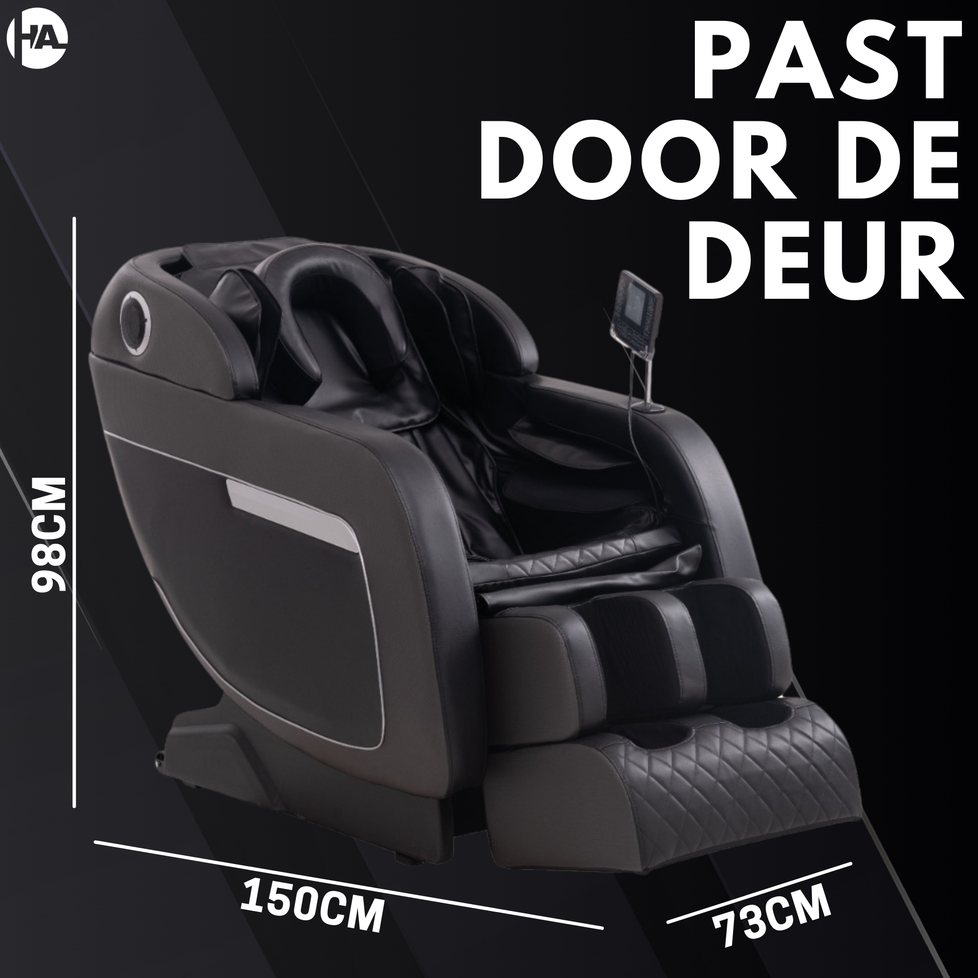 High Aspect® Massagestoel P1 - Classic Black