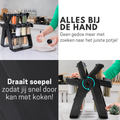 Draaibaar Kruidenrek - met 18 Potjes
