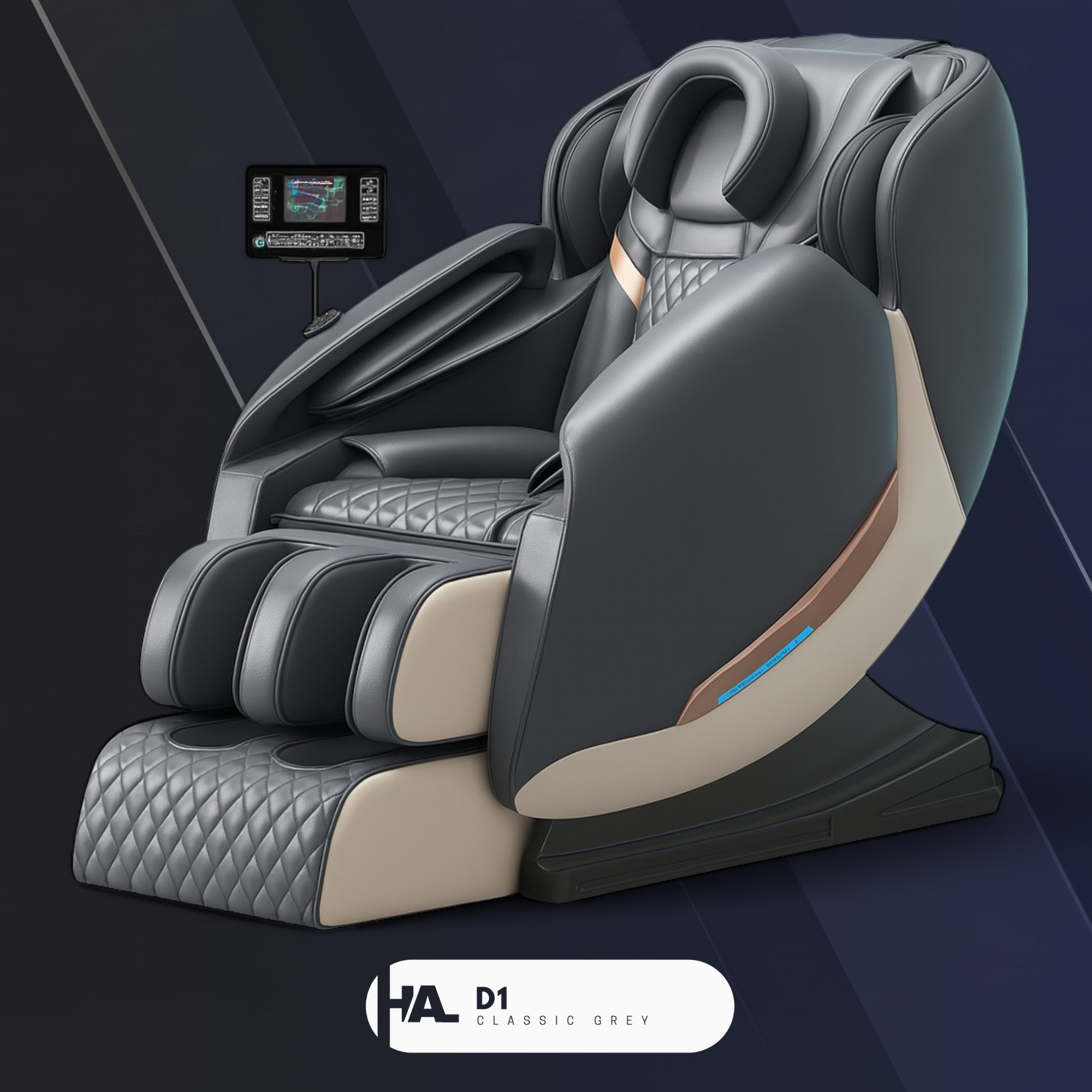 High Aspect® Massagestoel D1 - Classic Grey