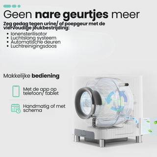 Automatische / Zelfreinigende Kattenbak S2 XXL 68L