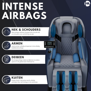 High Aspect® Massagestoel D1 - Midnight Blue