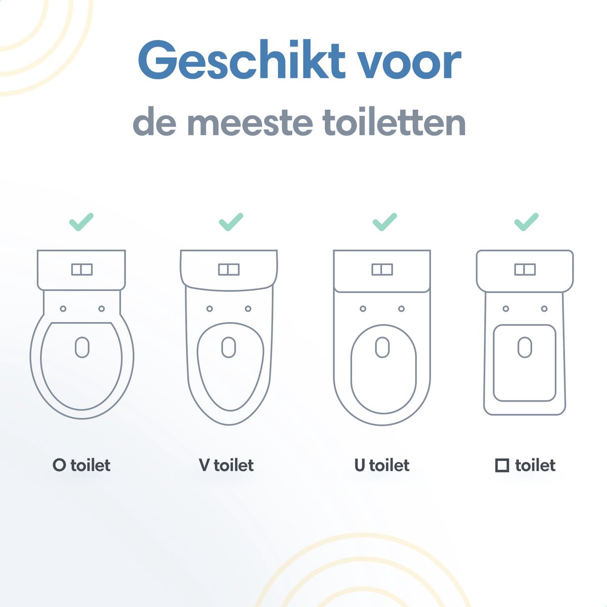 WC Verkleiner met Trapje - Blauw